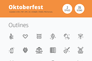 Oktoberfest Icons, an Outline Icon by Amogh Design (Thumbnail 4 of 7)