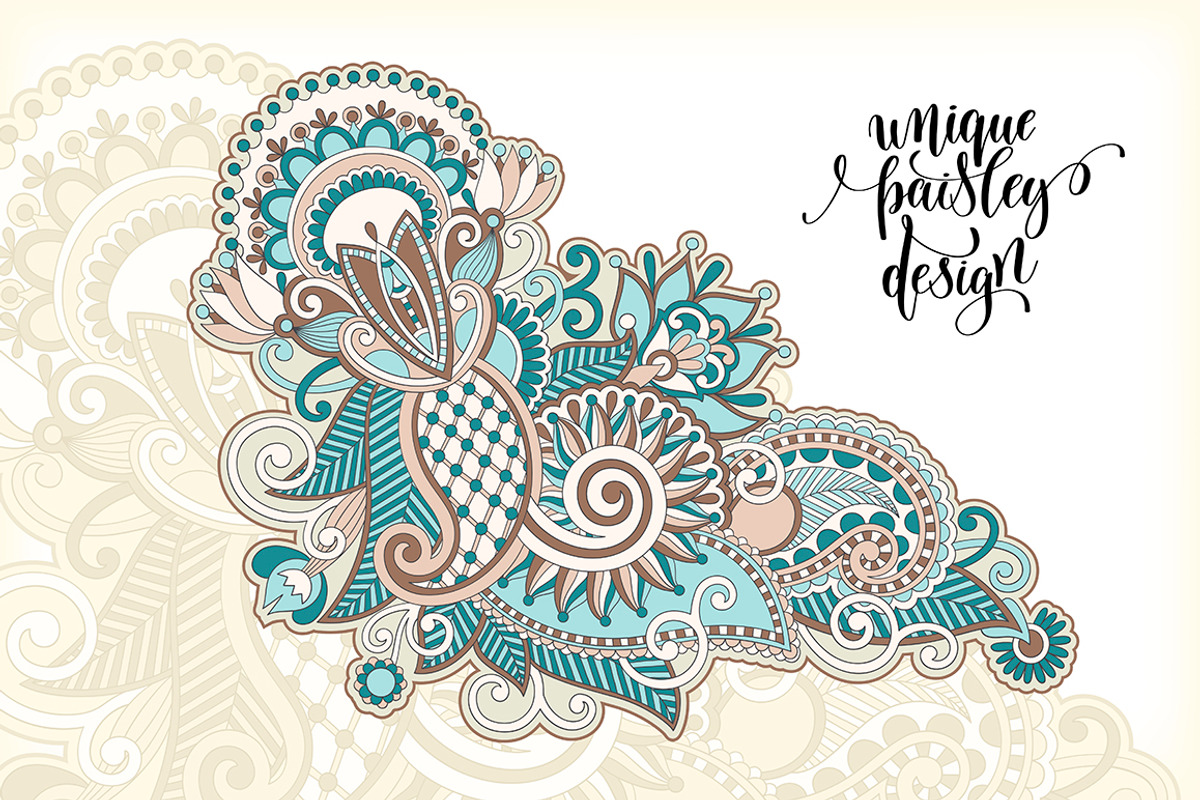 10 PAISLEY DESIGN, a Pattern Graphic by karakotsya (Photo 2 of 11)