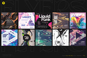 Liquid Funk Party Flyers Bundle, a Flyer Template by pixelsao (Thumbnail 3 of 3)