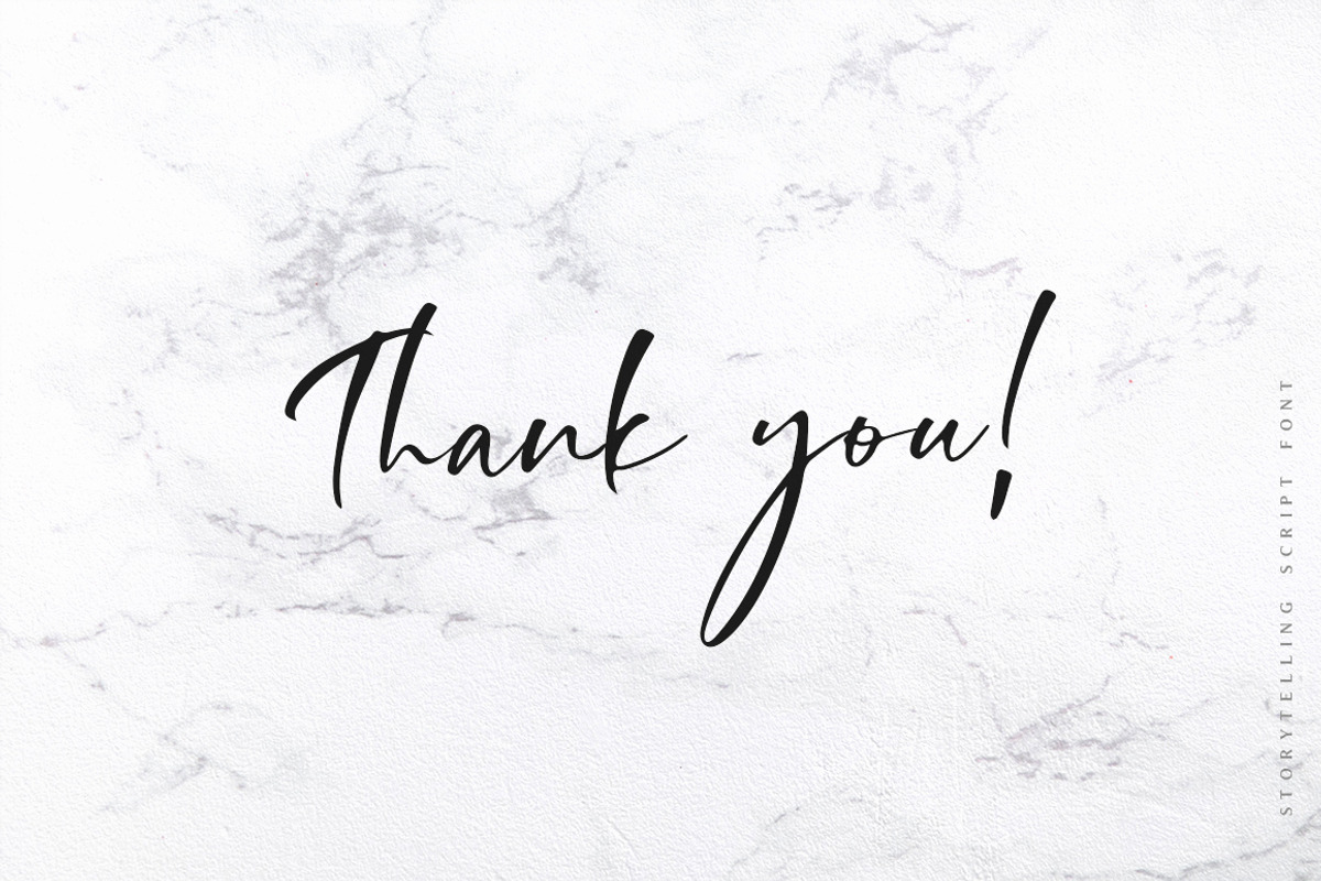 Storytelling - Modern Calligraphy, a Script Font by Motokiwo (Photo 9 of 9)
