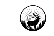 Beautiful deer forest circle art, an Illustration by Amazin_art (Thumbnail 22 of 32)