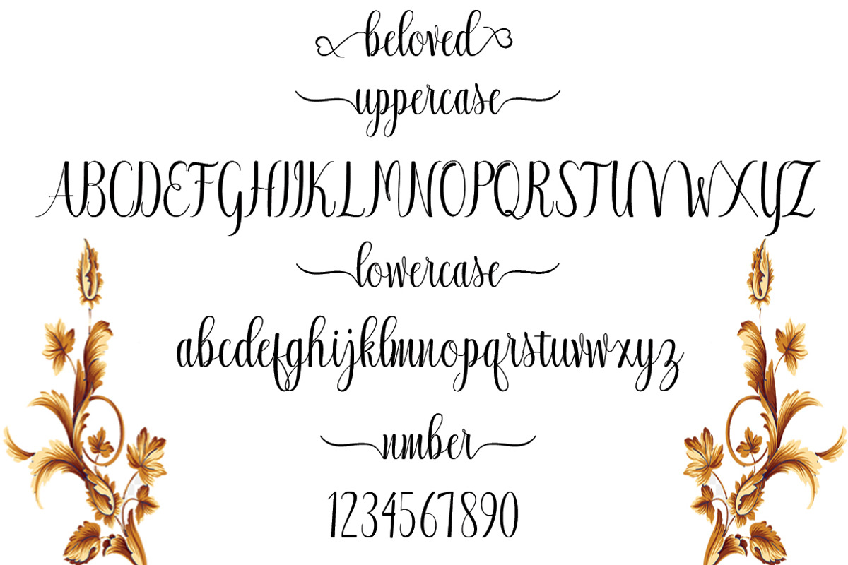 Beloved, a Script Font by StudioRz (Photo 9 of 10)
