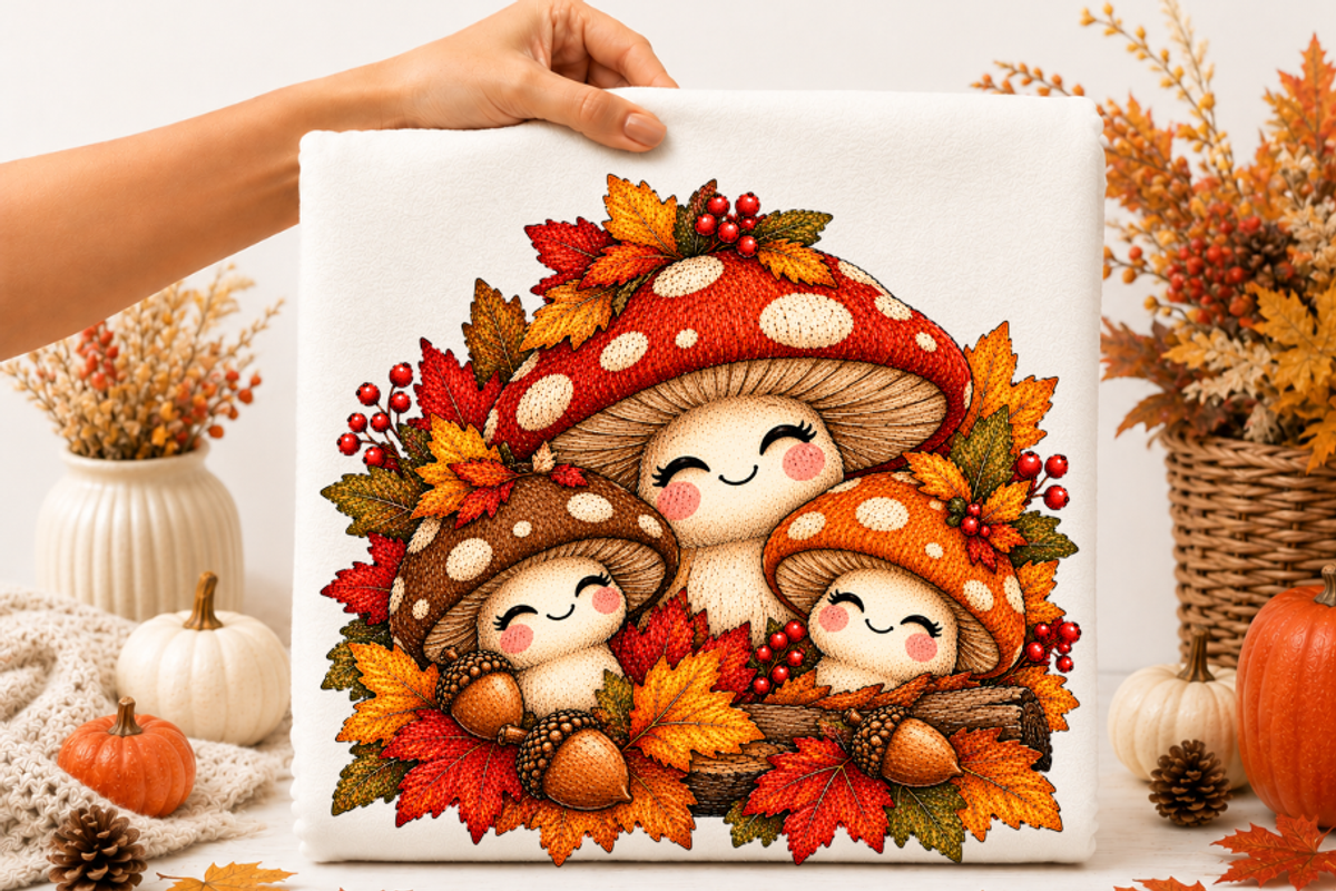 12PNG CUTE FALL CHARACTERS CLIPART, a Seasonal Illustration by Vachira Digital Studio (Photo 13 of 14)