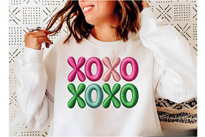 Valentine's Day Heart XOXO Png, XOXO, an Illustration by Designking