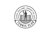 Set of Tennis Club Vintage Badges, a Branding & Logo Template by Billah Hub (Thumbnail 2 of 3)