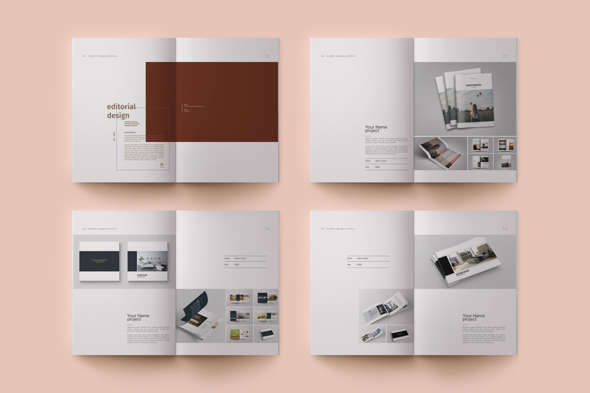 Graphic Design Portfolio, a Brochure Template by adekfotografia (Photo 4 of 16)