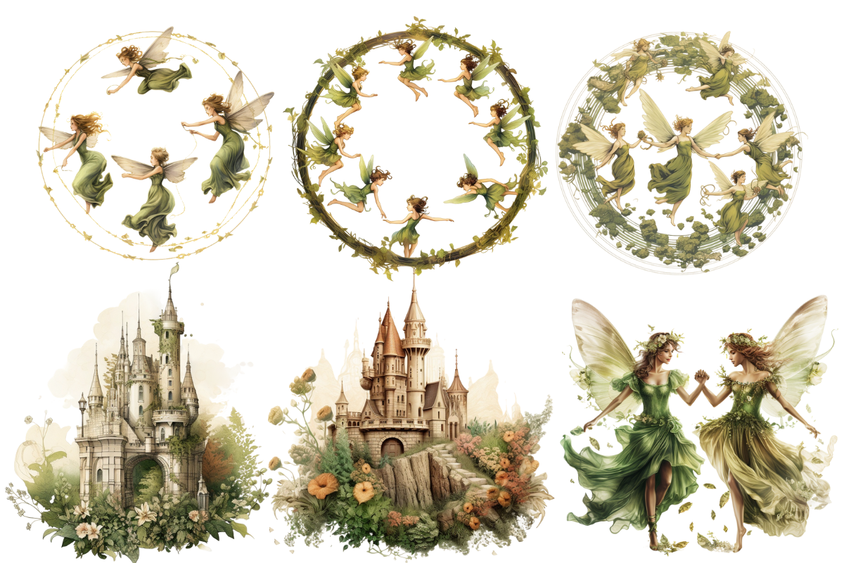 Vintage Fairy Magical Clipart, an Object Illustration by Digital Xpress (Photo 3 of 5)