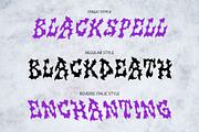 CS Murder – Black Metal Font, a Blackletter Font by Craft Supply Co. (Thumbnail 6 of 8)