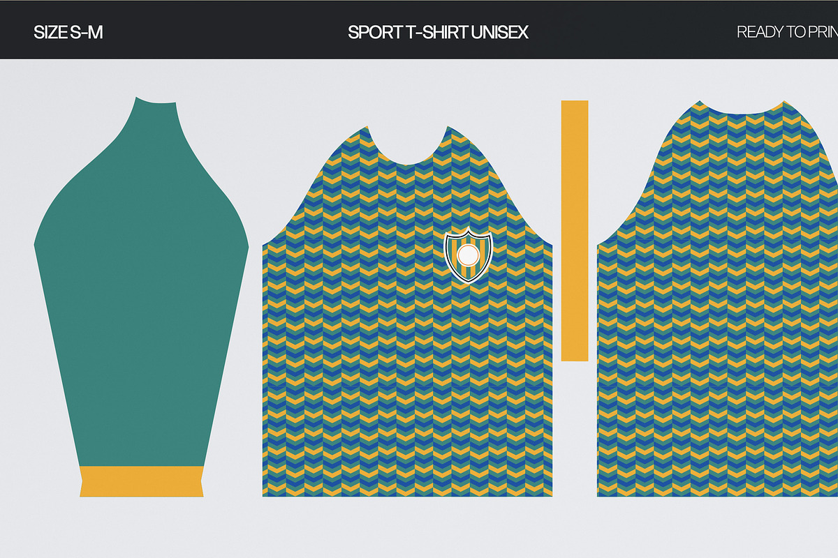 Soccer Jersey Sublimation Template, a Pattern Graphic by GAZINEOGRAPHIC (Photo 6 of 6)