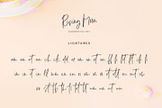 Rising Moon Handwritten Font, a Script Font by VladCristea (Thumbnail 8 of 9)