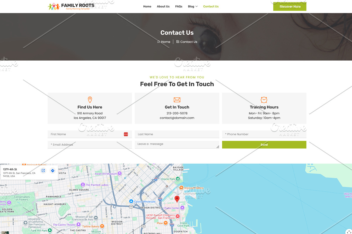 Family Planning Elementor Template, a WordPress Template by HasnainDEV (Photo 6 of 6)
