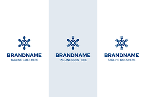 Ship Steer Restaurant Logo Set, a Branding & Logo Template by Pray Art Design Studio
