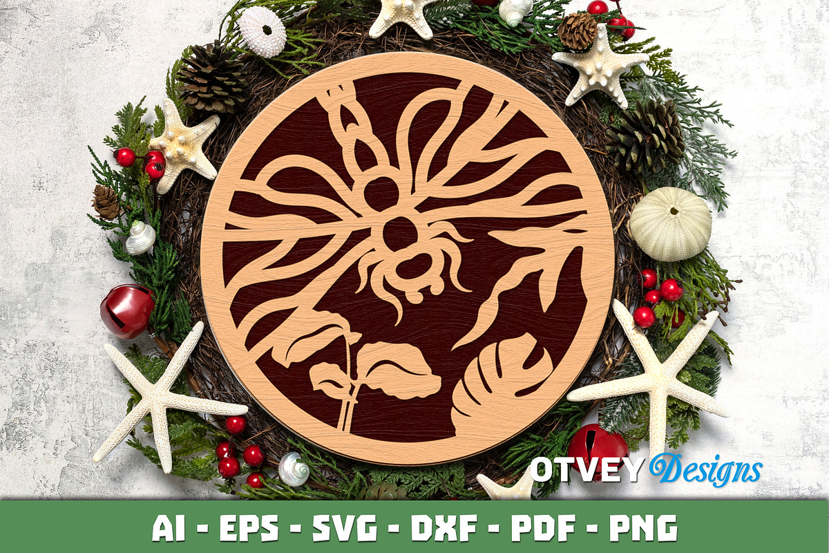 Dragon Fly Ornament wall Decor, an Object Graphic by OTVEY DESIGN (Photo 9 of 13)