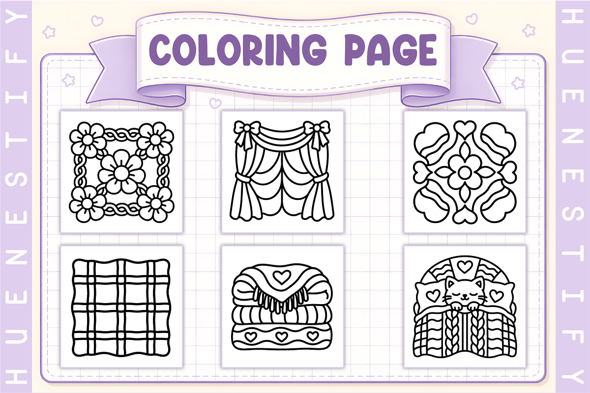 Comfy Patterns Coloring Book, a Decorative Illustration by HueNestify (Photo 2 of 4)