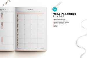 Weekly Meal Planner Printable PDF