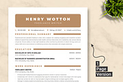 Freelance Writer Resume Template, a Resume Template by ResumeInventor (Thumbnail 2 of 9)