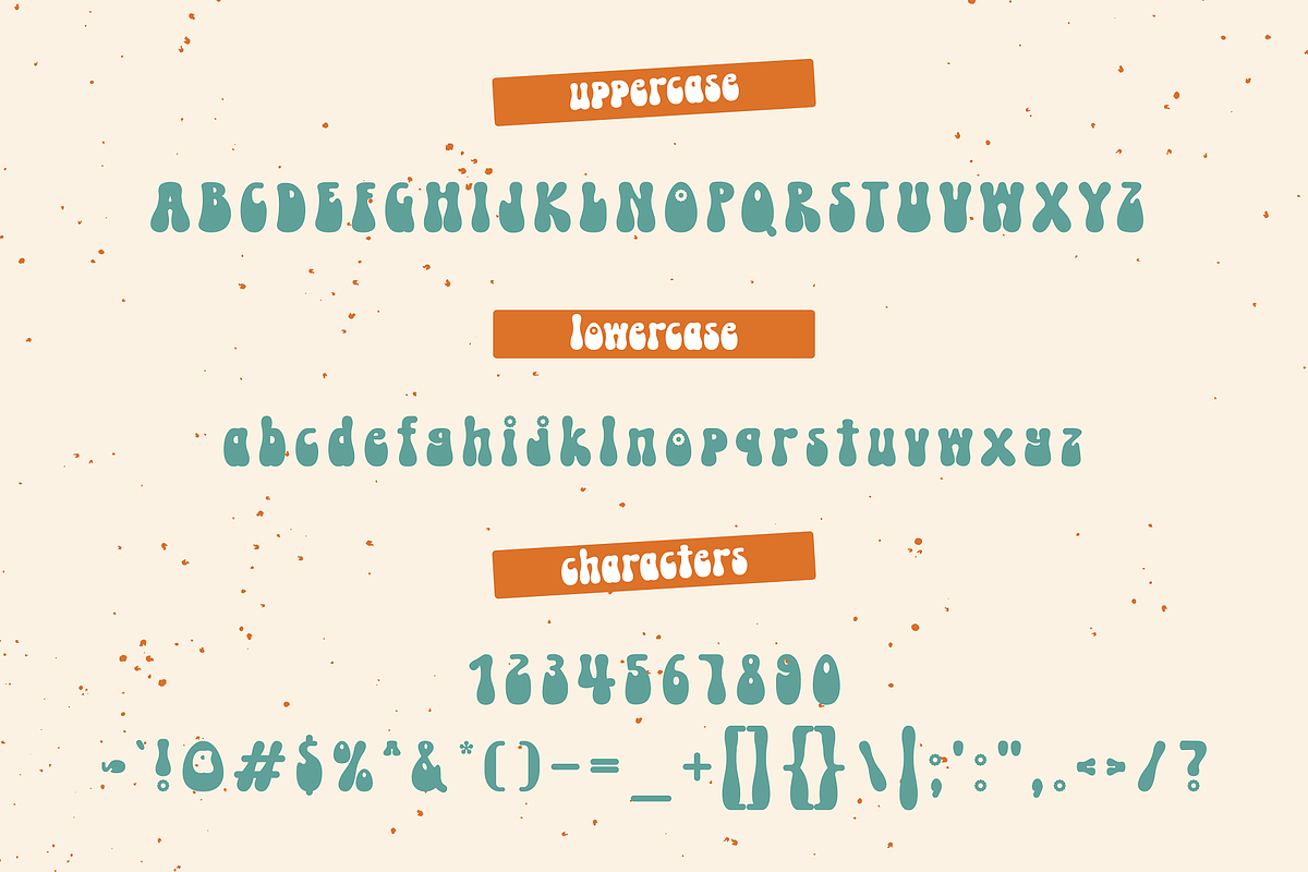Boho Melody - Groovy Typeface, a Sans Serif Font by HipFonts (Photo 3 of 10)