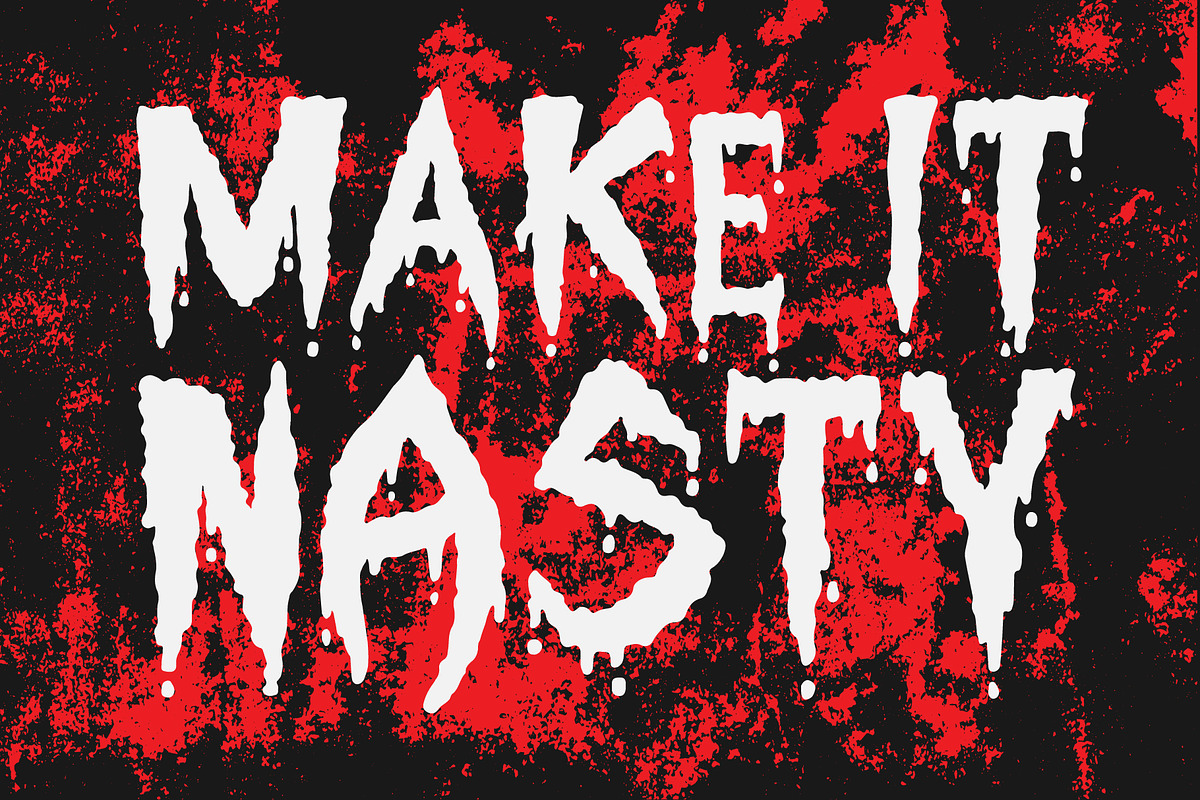 CRYPDRIP Typeface, a Handwritten Font by ANDR35 (Photo 2 of 9)