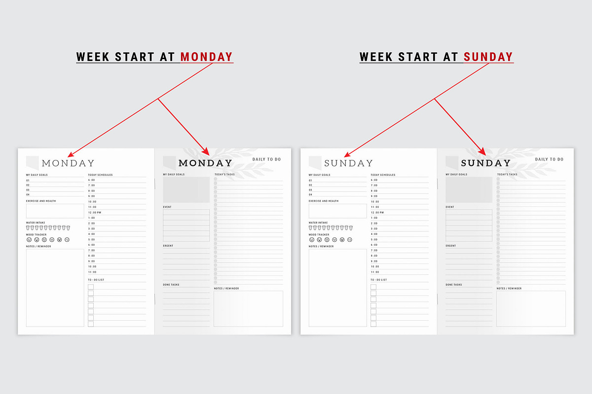 Ultimate Planner Bundle Pack Vol.99, a Stationery Template by MNT-Creator (Photo 5 of 8)