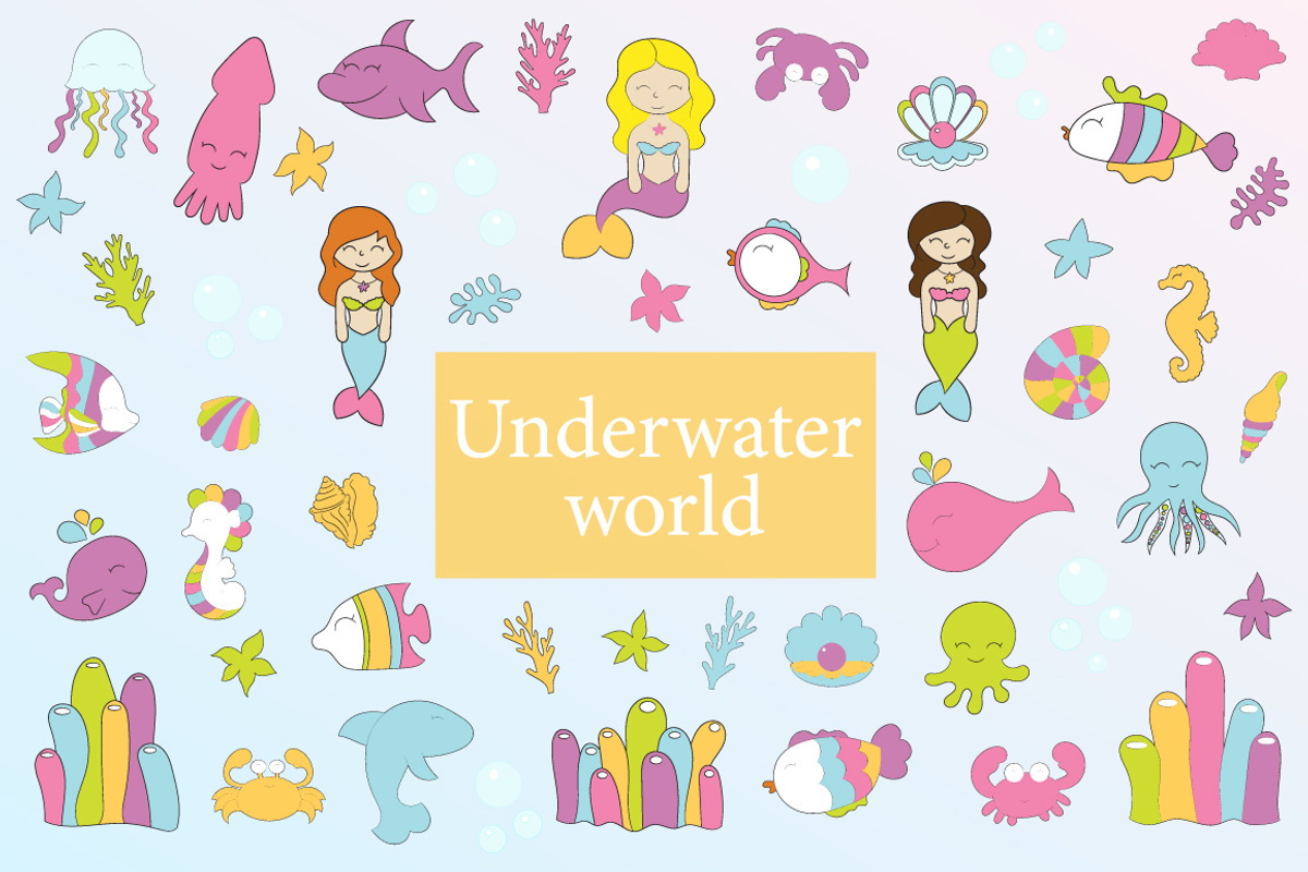 Underwater world, an Animal Illustration by My Sweet Dreams (Photo 3 of 3)