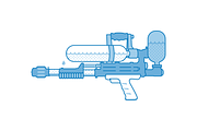 Water Gun: Super Soaker, an Illustration by CSA Creative Studio (Thumbnail 1 of 2)