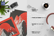 Dye sublimation Puzzle Mockup 16x20, a Household Mockup by GraphicVil (Thumbnail 3 of 9)