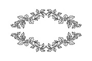 Floral Frame Ornament Vector Bundle, an Illustration by Designs_River (Thumbnail 17 of 51)