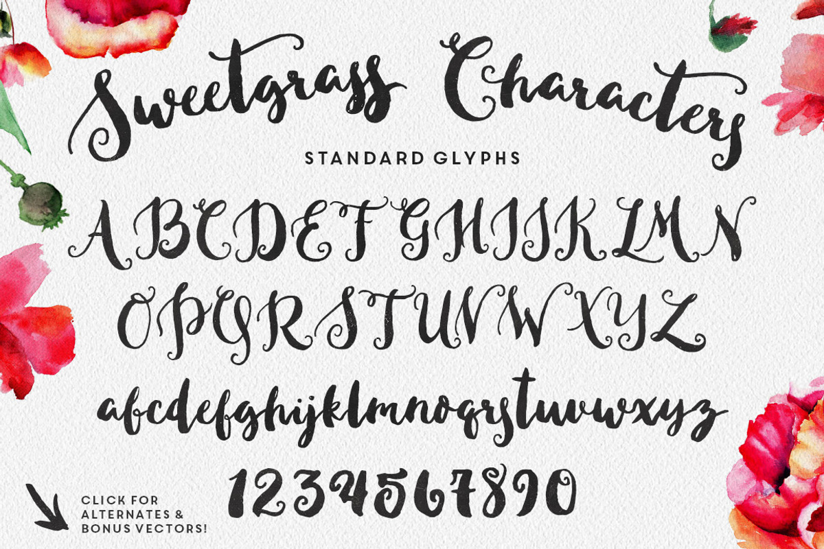 Sweetgrass Typeface, a Script Font by Callie Rian & Co. (Photo 4 of 5)