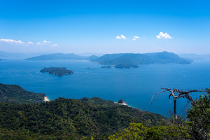 Seto Inland Sea and Hiroshima Bay from Mount Misen summit, Miyaj, a Nature Photo by GoodGoods