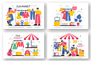 10 Flea Market Shopping Illustration, a Person Illustration by denayunebgt (Thumbnail 3 of 4)