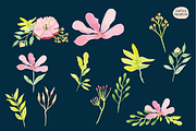 Colorful Watercolor Floral and Vase, an Object Graphic by Kartika Prints (Thumbnail 3 of 4)
