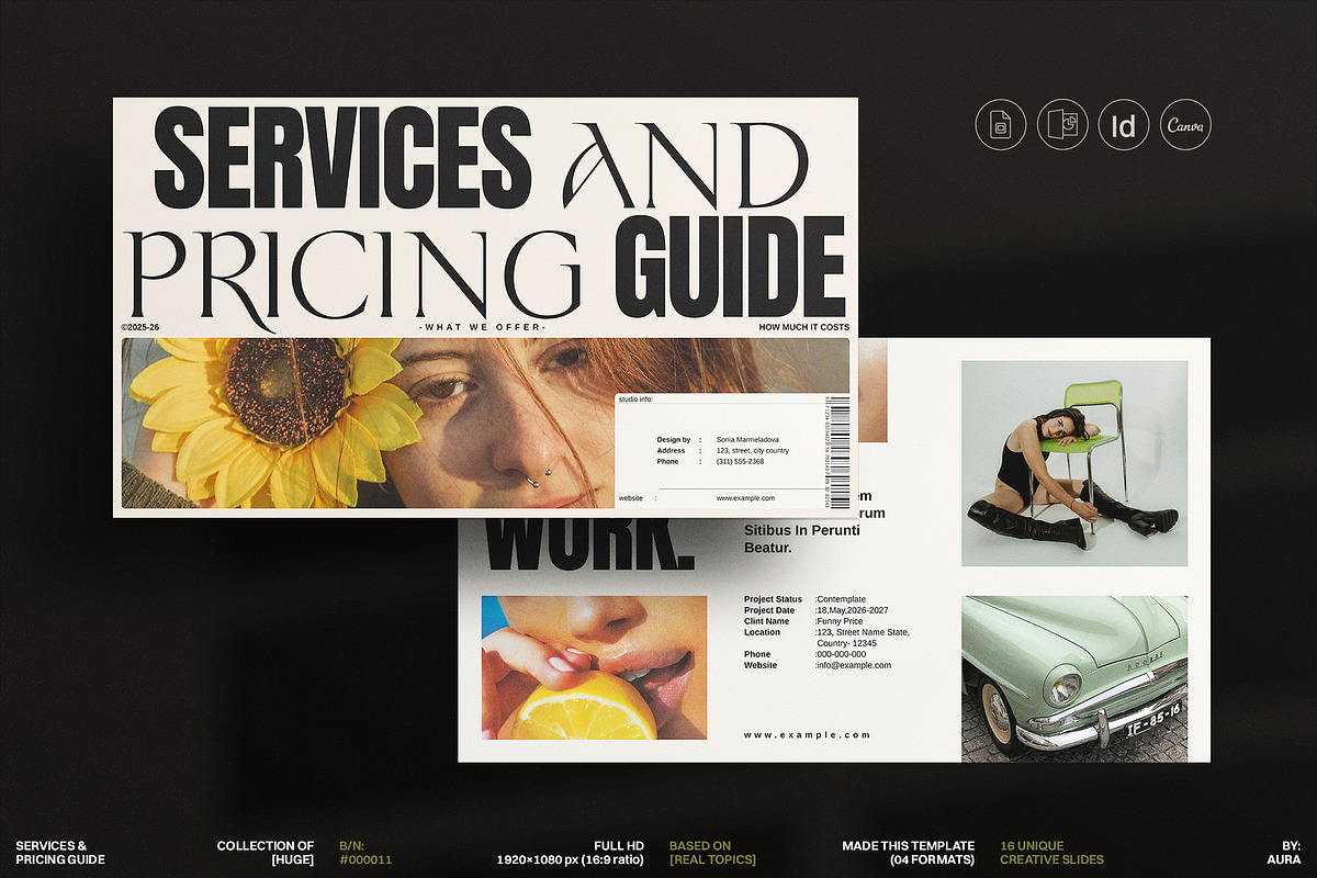 Services & Pricing Guide Presentation