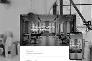 Atelier Salon - Website Template