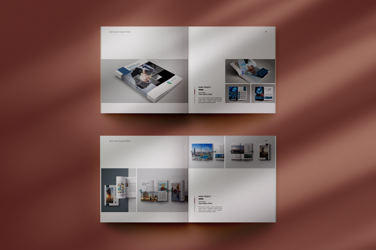 Graphic Design Portfolio, a Brochure Template by adekfotografia (Photo 6 of 14)
