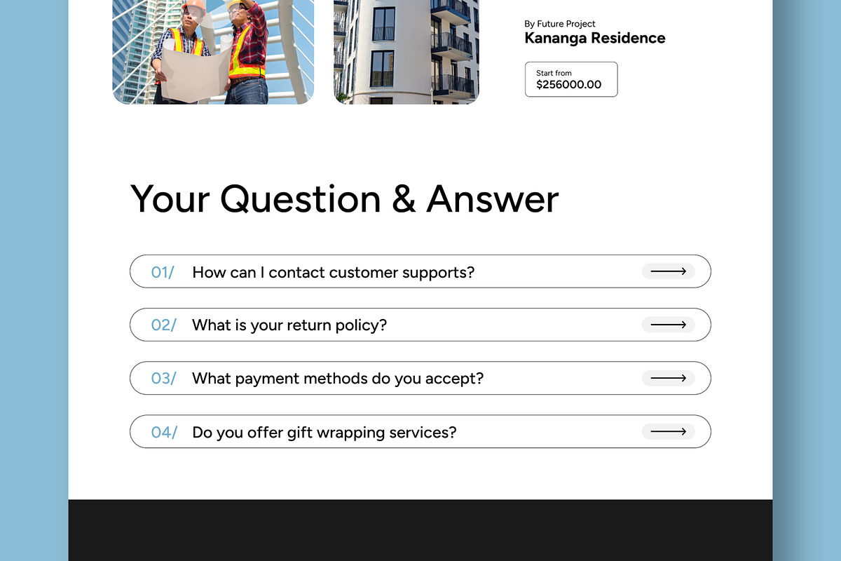Real Estate Landing Page, a Landing Page Template by CreativeShaper (Photo 5 of 6)