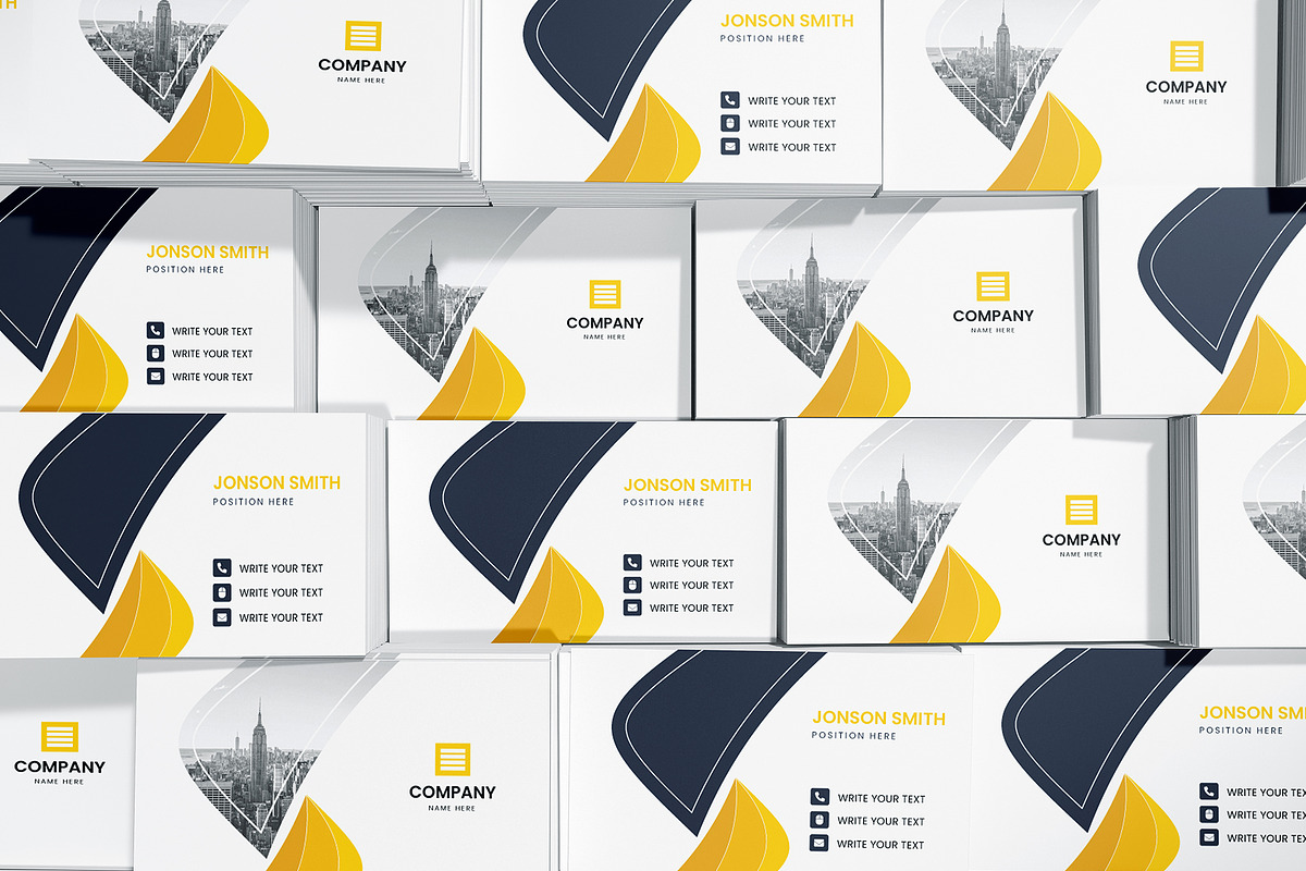 Clean Business Card Canva Template, a Business Card Template by mijli (Photo 8 of 8)