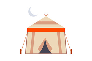 Tent Vector Icon, an Icon by Pexelpy
