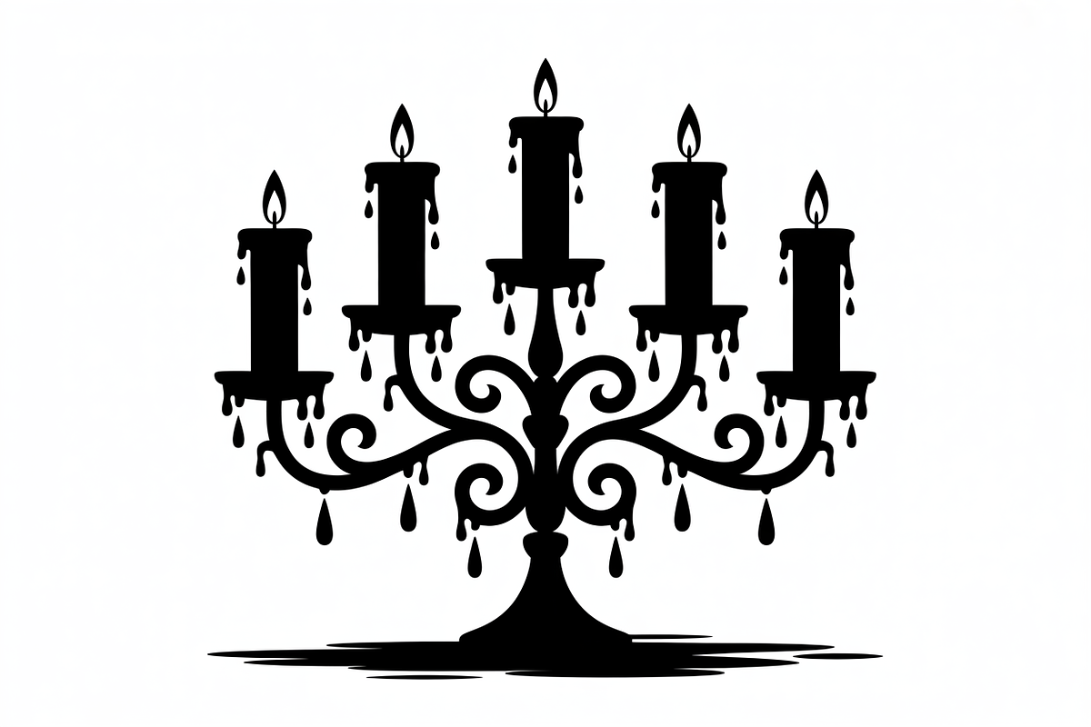 Candle silhouette vector, an Illustration by Amazin_art (Photo 12 of 13)