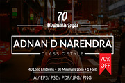 Minimalist Logo + Extra 70%Off, a Branding & Logo Template by Artha Desain (Thumbnail 1 of 11)