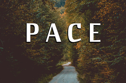 Pace, a Sans Serif Font by Nathan Metzler