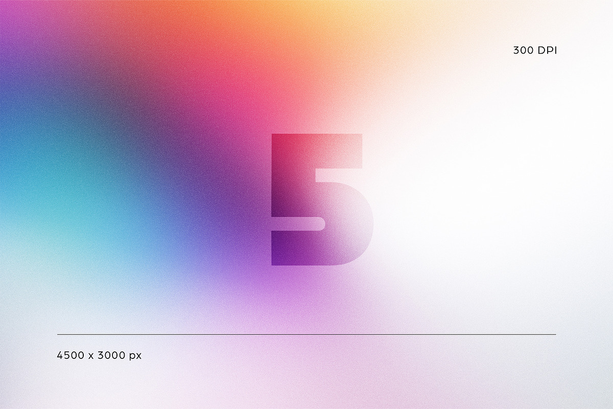 Spectrum Blurs - Noise Textures, a Texture Graphic by Filip Studio (Photo 6 of 9)