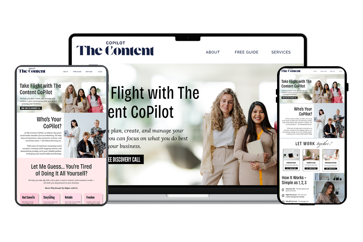 Social Media Landing Page Design preview 5
