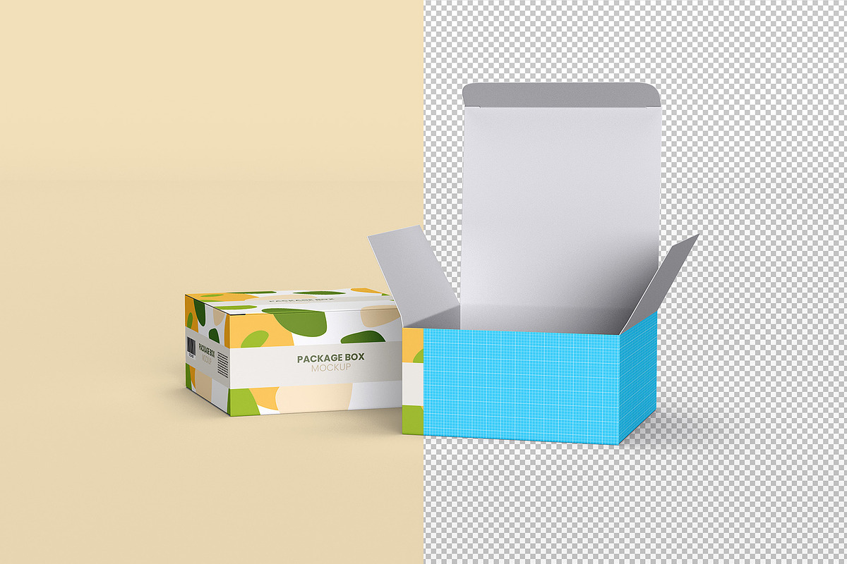 Package Box Mockup - 7 views, a Packaging Mockup by Illusiongraphic (Photo 9 of 19)