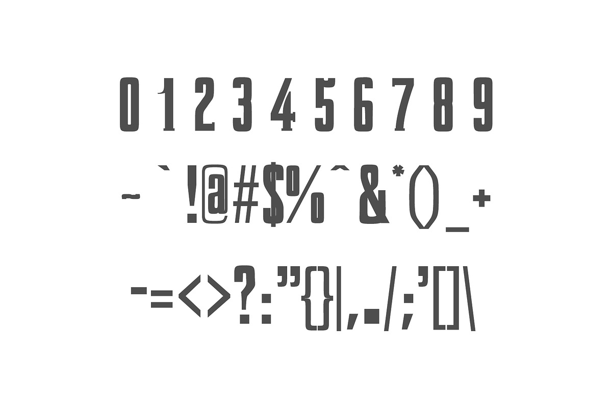 Karlton Slab Serif Font Family preview 3