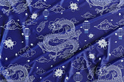 Blue Oriental Dragon Pattern, a Pattern Graphic by bazzier_graphik (Thumbnail 2 of 5)
