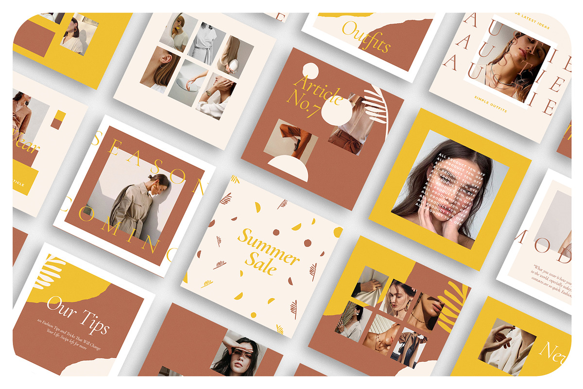 AUSTIE Instagram Feed, a Social Media Template by Aprilea (Photo 4 of 7)