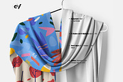 Wool scarf Mockup Part 2, an Apparel Mockup by GraphicVil (Thumbnail 3 of 9)