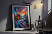 Abstract City Concept Wall Art, a Decorative Illustration by h.utomo (Thumbnail 3 of 3)