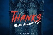 Slither Halows - Gothic Horror Font, a Font by Dhabee (Thumbnail 9 of 10)