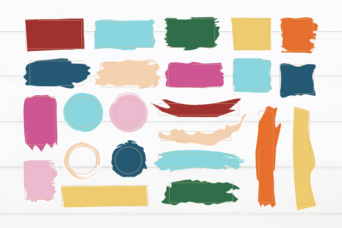 Abstract Spots, Brush Stroke, an Object Graphic by DysenkaArt (Photo 2 of 4)